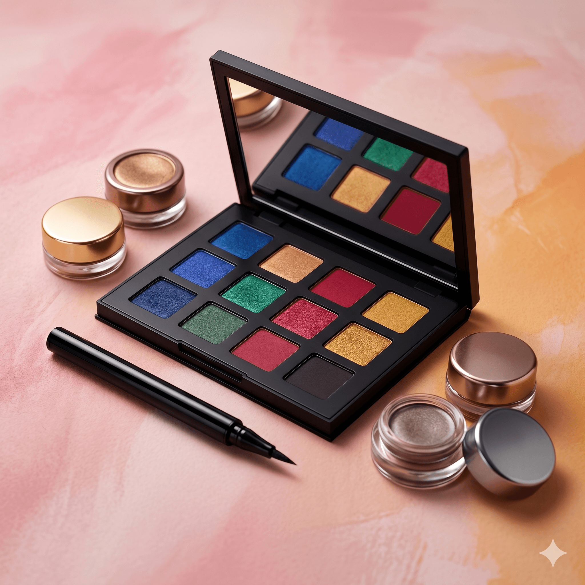 Editorial makeup products